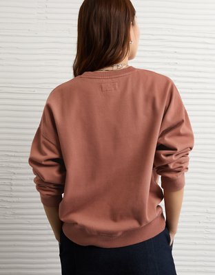 AE Velvet Graphic Crew Neck Sweatshirt