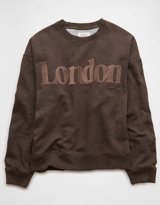 AE Velvet Graphic Crew Neck Sweatshirt