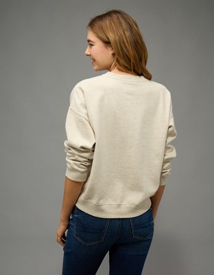 AE Velvet Graphic Crew Neck Sweatshirt