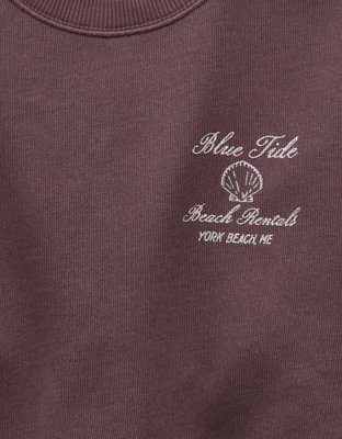 AE Sweatshirt de Fit Relajado con Gráfico de Destino