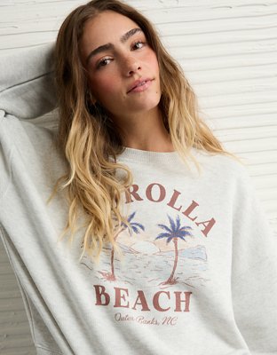 AE Sweatshirt de Fit Relajado con Gráfico de Destino