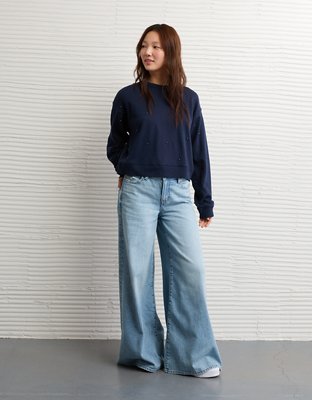 AE Embellished Pearl Sweatshirt