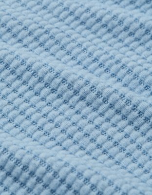 AE Big Hug Off-The-Shoulder Waffle Sweatshirt