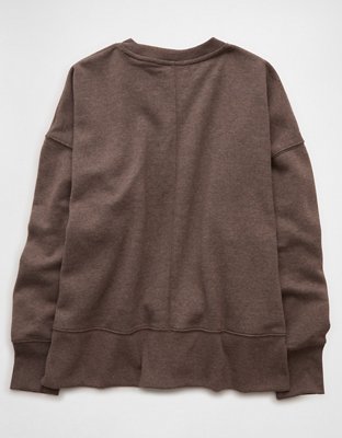 AE Everyday Luxe Oversized Sweatshirt | American Eagle
