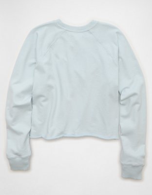 AE Cropped Cutoff Sweatshirt | American Eagle