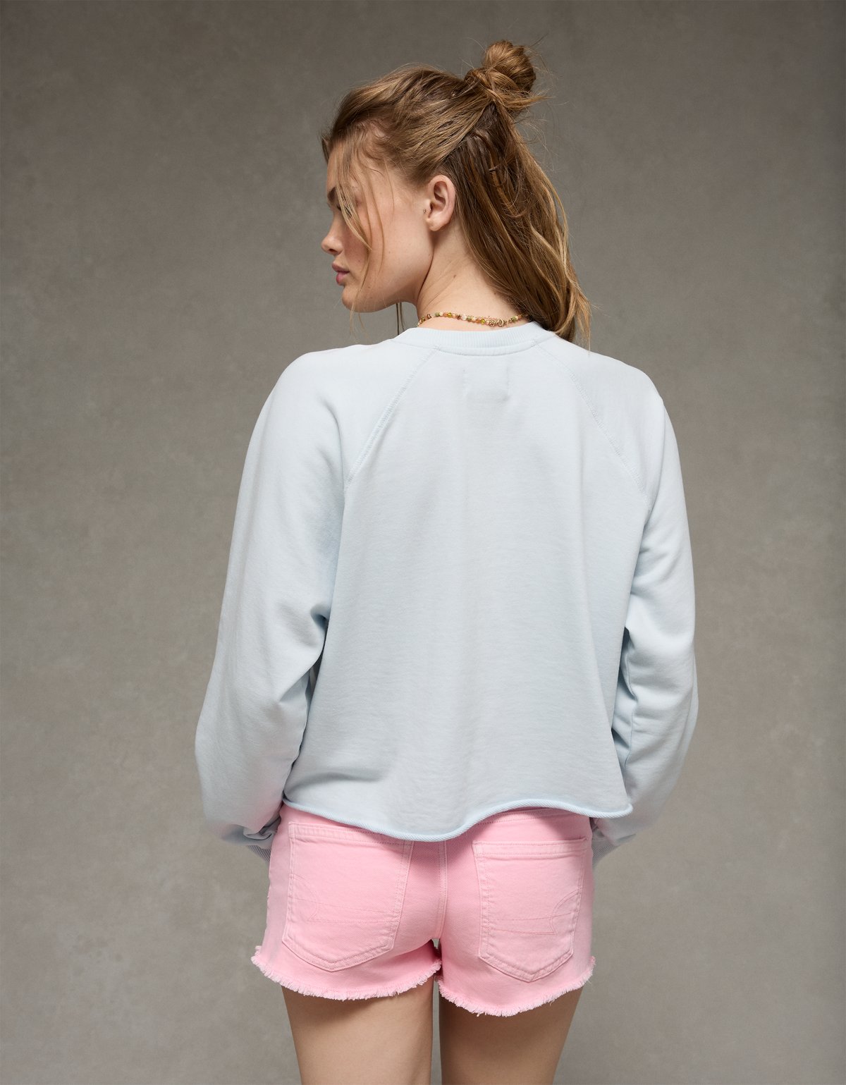 AE Cropped Cutoff Sweatshirt - image 2