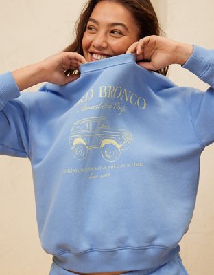 AE Graphic Crew Neck Sweatshirt | American Eagle