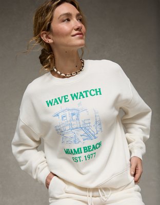 AE Graphic Crew Neck Sweatshirt | American Eagle