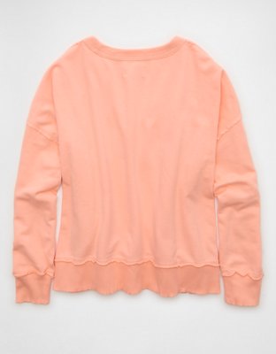 T-shirt oversize col rond 100% coton gaufré - kaki | Tunisie