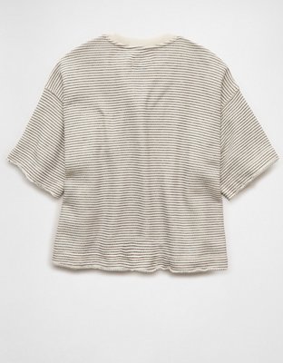 AE Boxy Short-Sleeve Sweatshirt