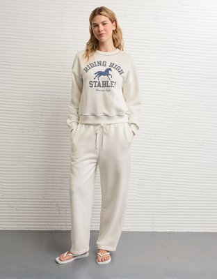 AE Graphic Stitch Sweatshirt | American Eagle