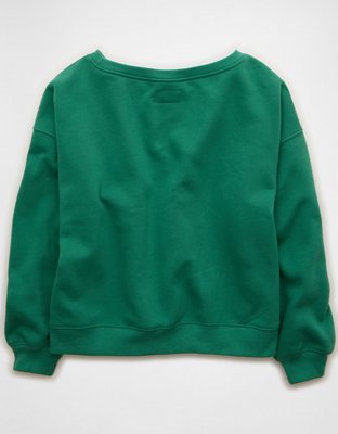 AE Everyday Luxe Off-the-Shoulder Sweatshirt