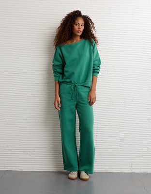 AE Everyday Luxe Off-the-Shoulder Sweatshirt