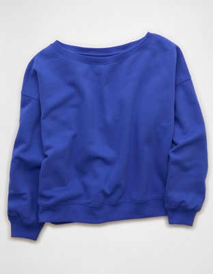 AE Everyday Luxe Off-the-Shoulder Sweatshirt