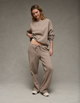 AE Everyday Luxe Off-the-Shoulder Sweatshirt