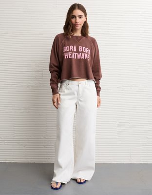 AE Cropped Cutoff Sweatshirt