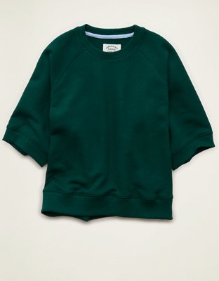 AE Campus Short-Sleeve Sweatshirt | American Eagle