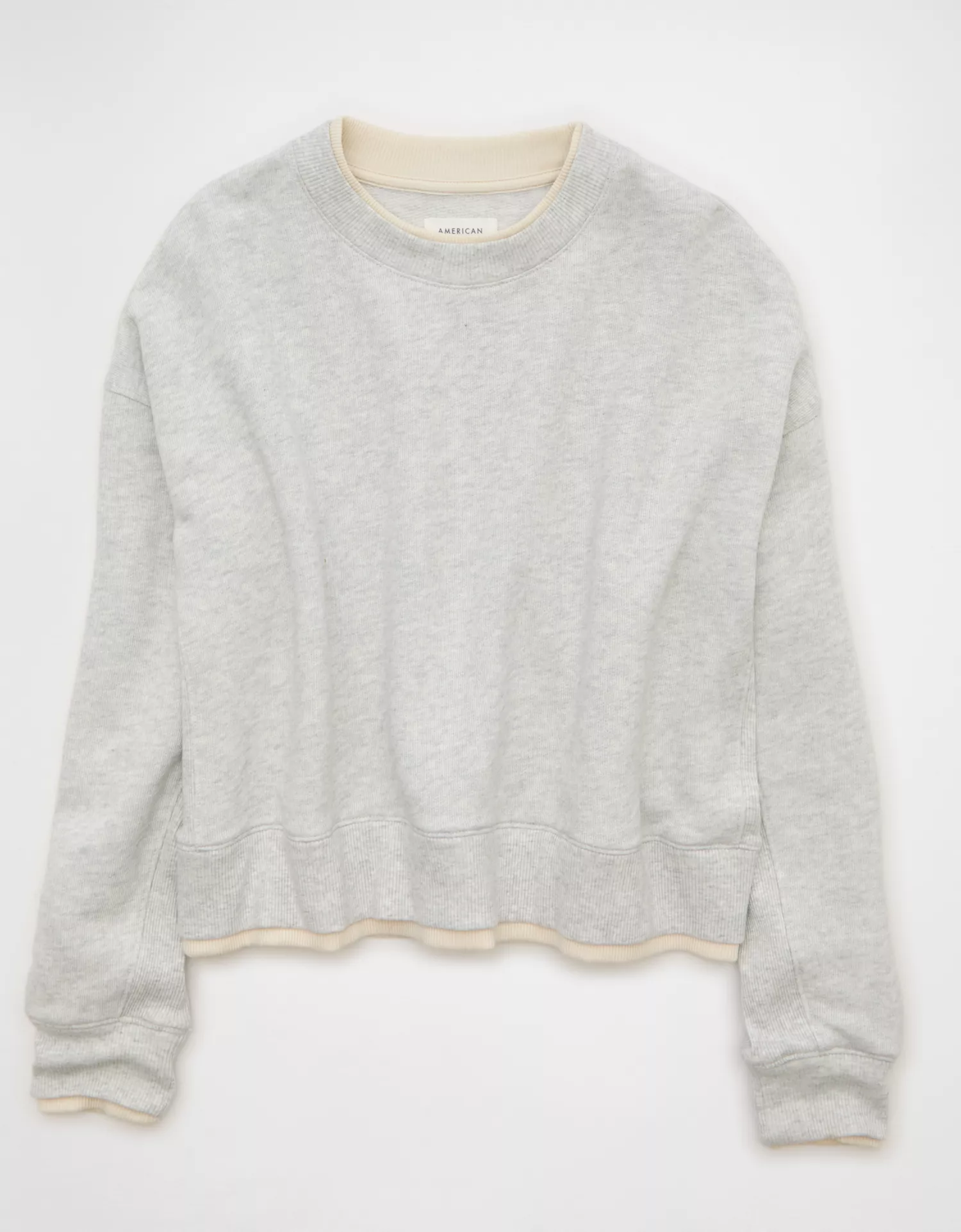 AE Twice As Nice Lightweight Crew Neck Sweatshirt - thumbnail 9