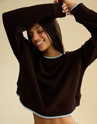 AE Twice As Nice Crew Neck Sweatshirt from American Eagle - $38.46