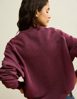 AE Holiday Graphic Crew Neck Sweater