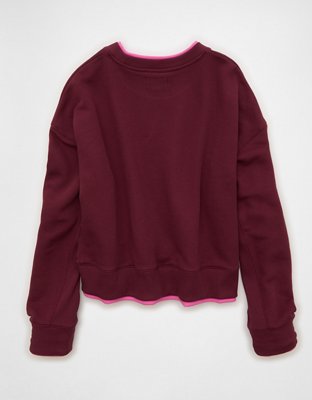 AE Twice As Nice Crew Neck Sweatshirt | American Eagle