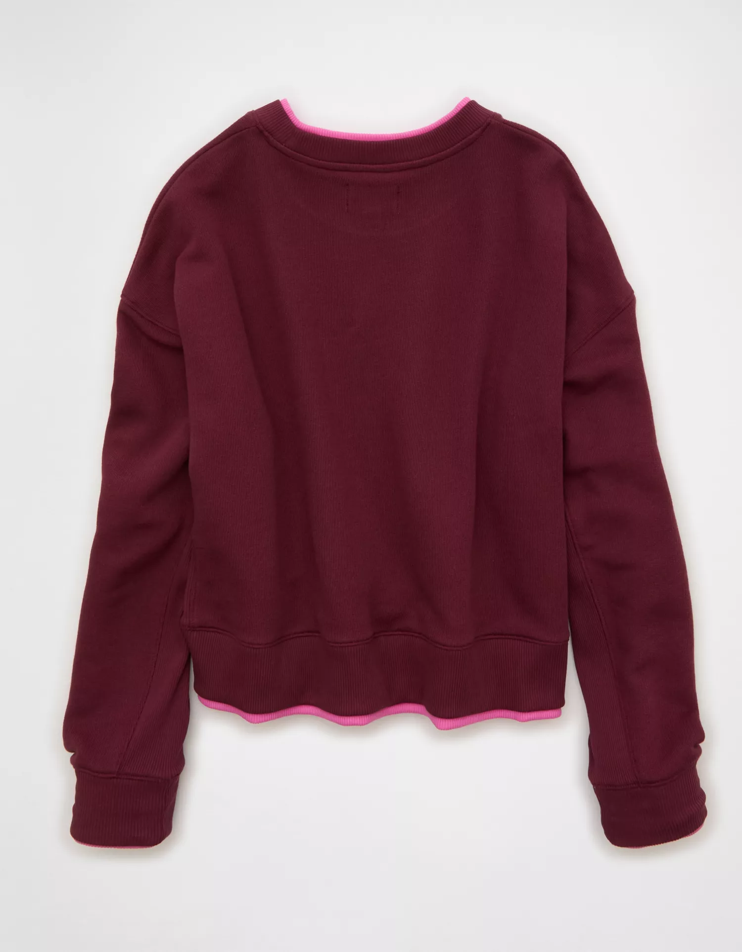 AE Twice As Nice Lightweight Crew Neck Sweatshirt - thumbnail 4
