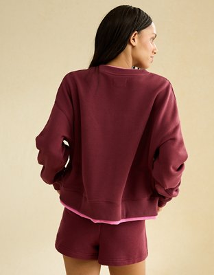 AE Twice As Nice Crew Neck Sweatshirt | American Eagle