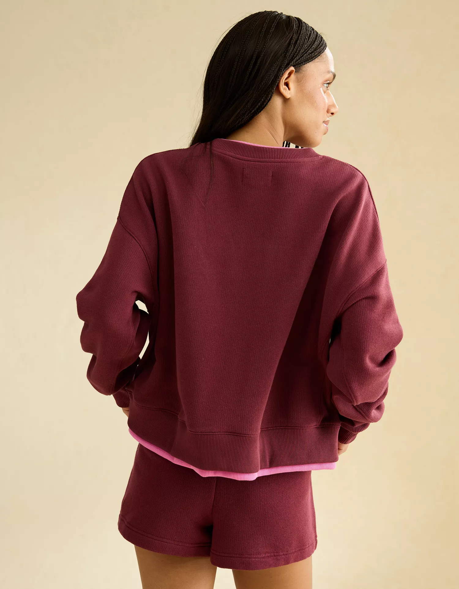 AE Twice As Nice Lightweight Crew Neck Sweatshirt - thumbnail 2