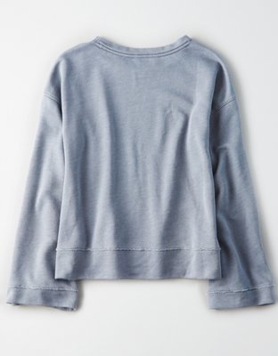 Женские худи American Eagle AEO Boxy Bell Sleeve Sweatshirt — фото 4