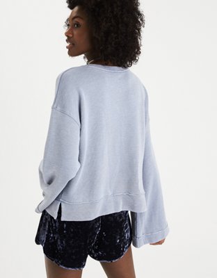 Женские худи American Eagle AEO Boxy Bell Sleeve Sweatshirt — фото 2