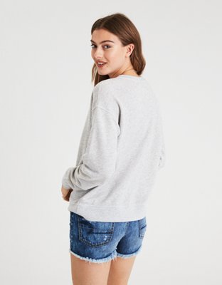Женские худи American Eagle AE Lived & Loved Crew Sweatshirt — фото 2