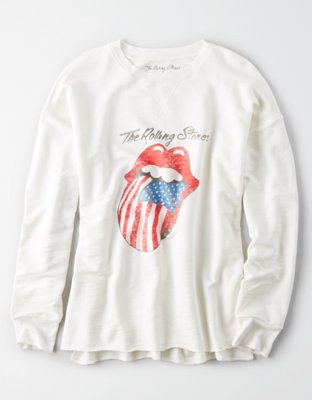American Eagle AE Soft & Sexy Rolling Stones Graphic Crew — фото 3