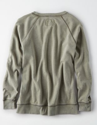 Женские худи American Eagle AE Ahhmazingly Soft Dip-Dye Crew Neck Sweatshirt — фото 4