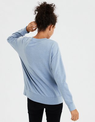 Женские худи American Eagle AE New York City Band Crew Neck Sweatshirt — фото 2