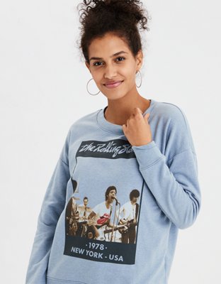 AE New York City Band Crew Neck Sweatshirt