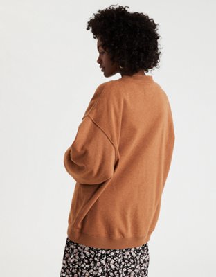 AE Fleece Oversized Vintage Crew Neck Sweatshirt