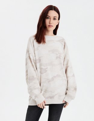 AE Fleece Oversized Vintage Crew Neck Sweatshirt