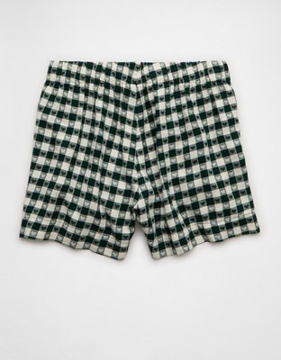 AE Flannel Boxer Sleep Shorts