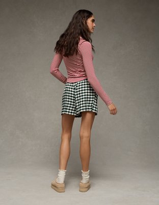 AE Flannel Boxer Sleep Shorts