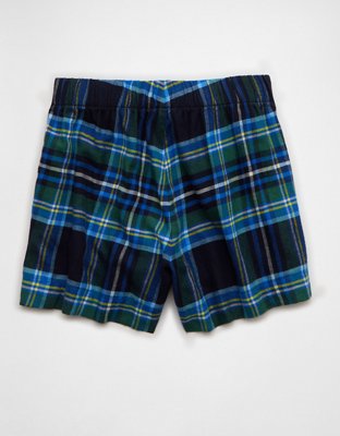 AE Flannel Boxer Sleep Shorts