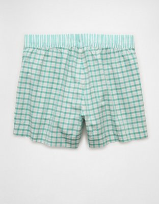 AE Plaid Boxer Sleep Short