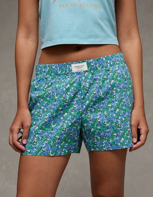 Трусы-боксеры AE, на завязках — American Eagle, цвет: Синий — фото 5
