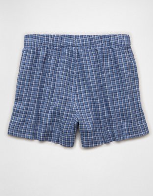AE Flannel Boxer Sleep Shorts