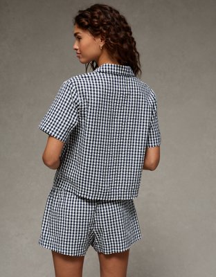 パンツ igusa 193 KNUCKLE RIBBON POCKET SHORTS AE Seersucker PJ Shorts | American Eagle