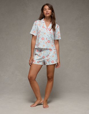 AE Seersucker PJ Shorts