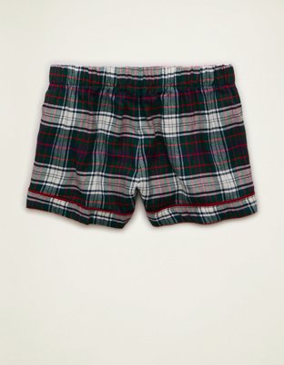 AE Slow Morning Flannel PJ Shorts