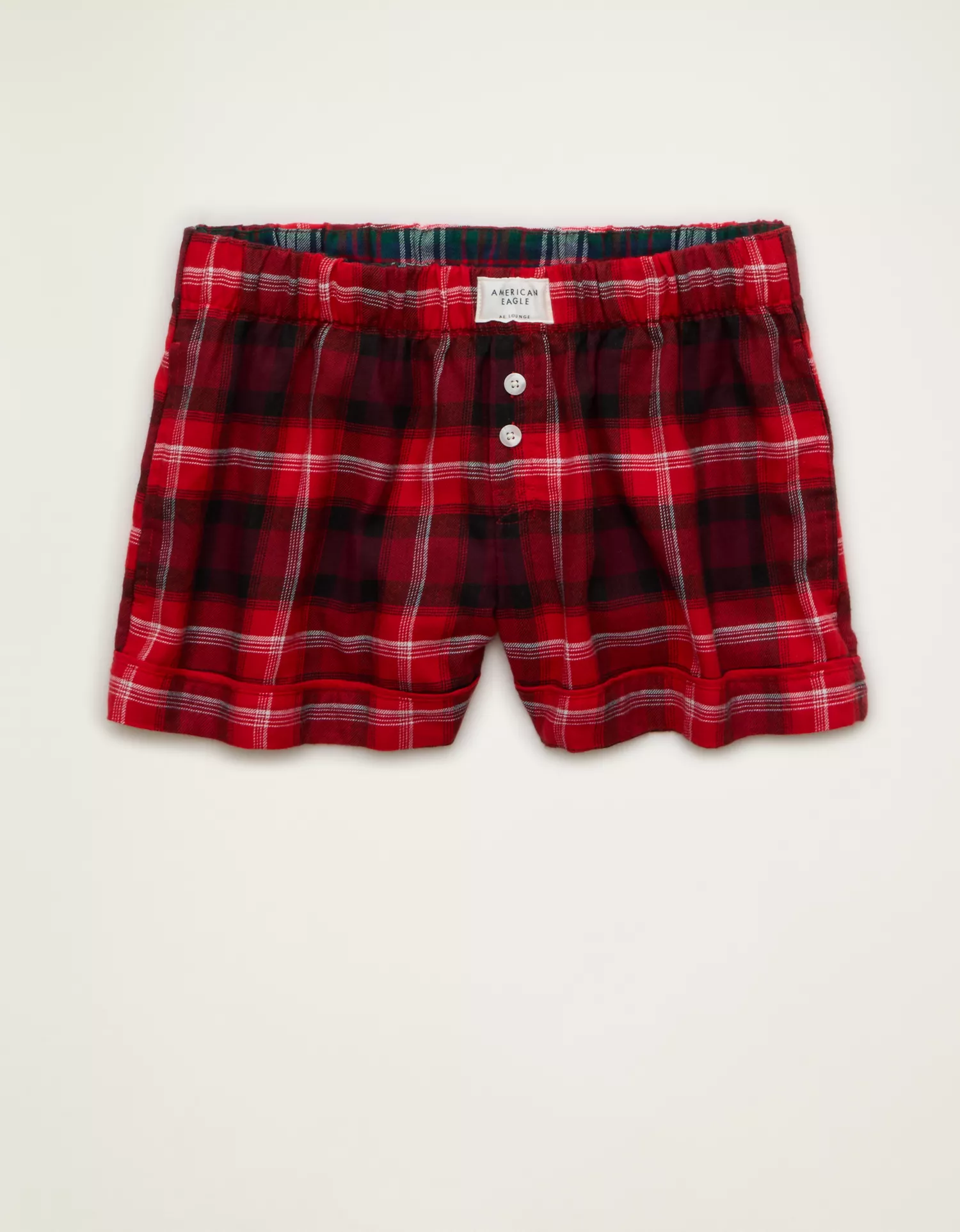 AE Slow Morning Flannel PJ Shorts - thumbnail 3