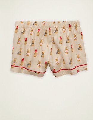 AE Slow Morning Flannel PJ Shorts