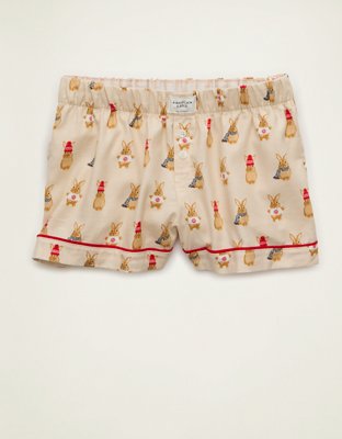 AE Slow Morning Flannel PJ Shorts