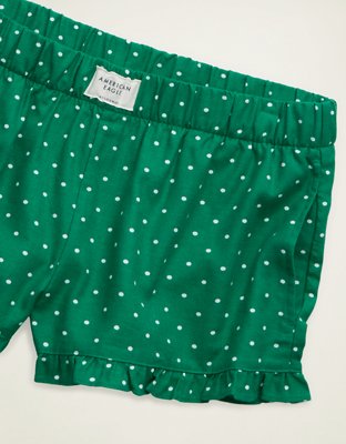 AE Ruffle Flannel Boxer Shorts